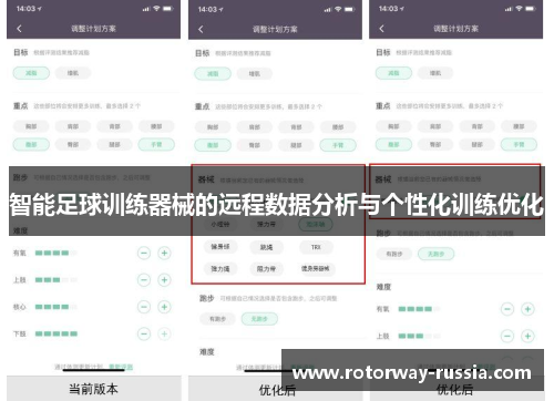 智能足球训练器械的远程数据分析与个性化训练优化